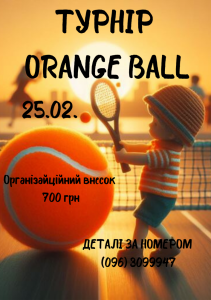 Турнір Orange ball 25.02
